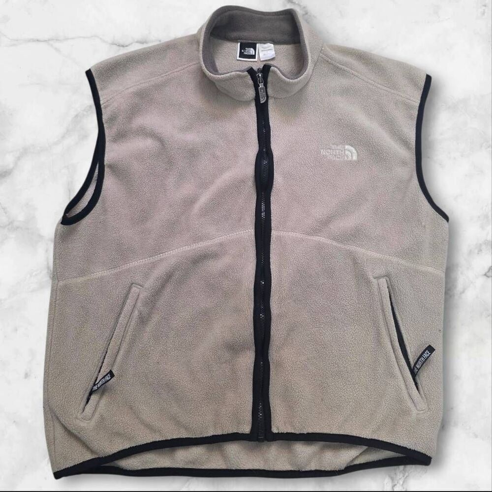 The North Face Denali Mens Tan Vest Size Large